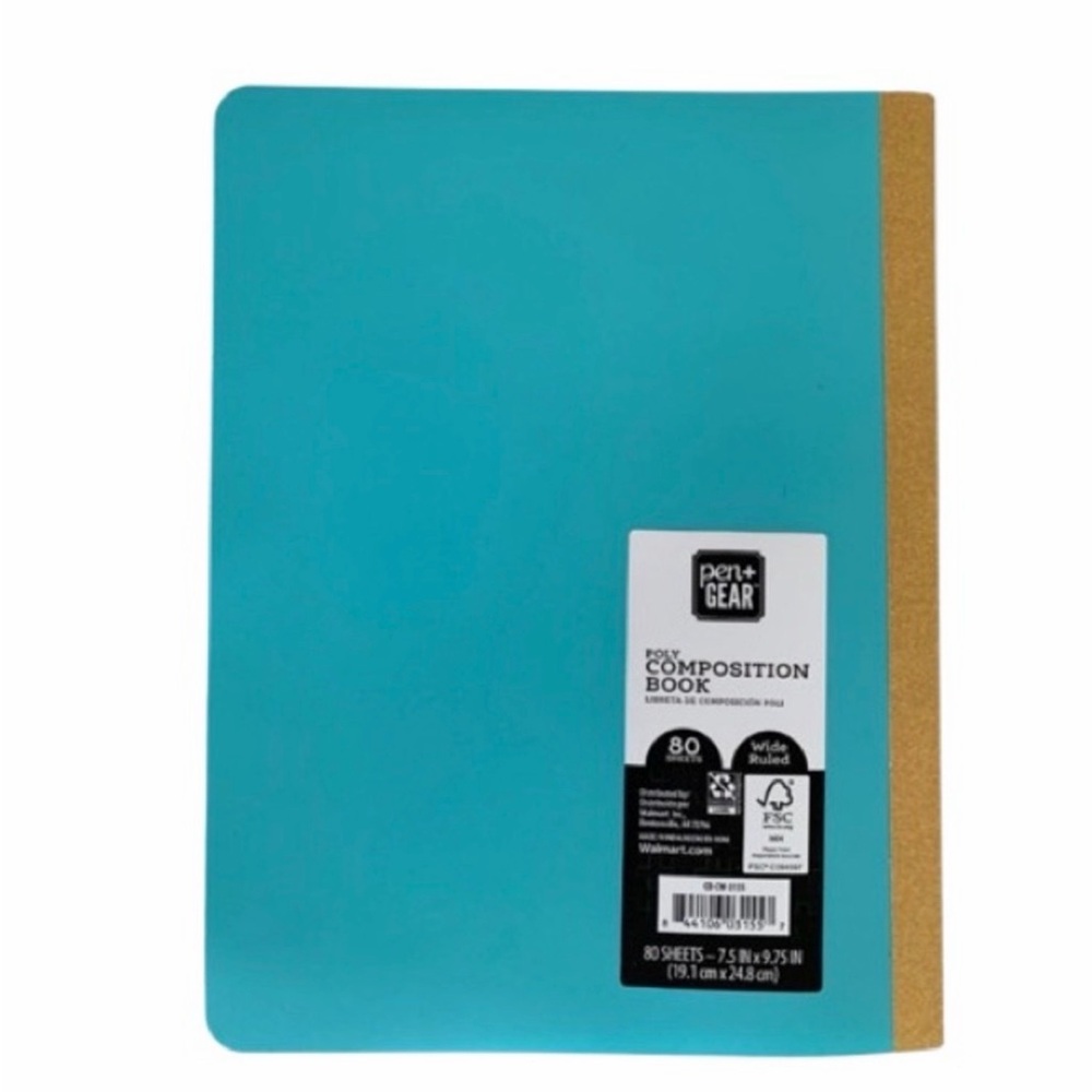 PEN+GEAR Journal Set 2 Turquoise Notebooks Dot Grid Spiral Wide Ruled Pineapple - Picture 5 of 14